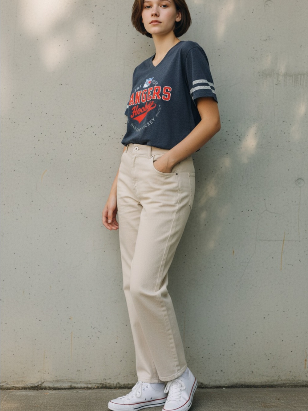 Rangers Hockey Short-Sleeve Tee in Navy